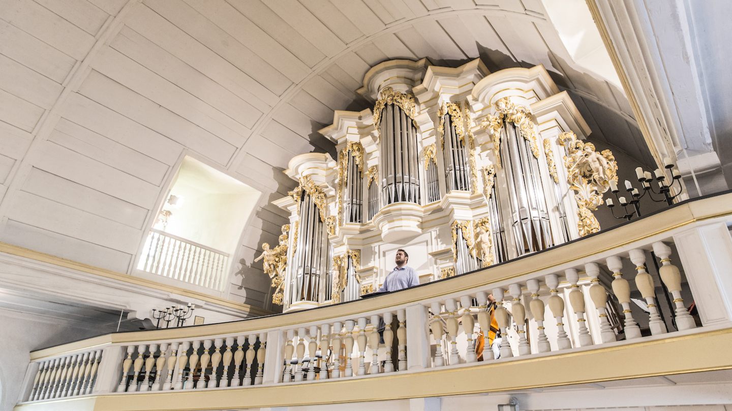 Arnstadt Bachkirche, Orgelansicht