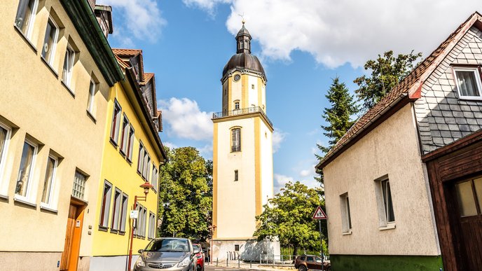 Ohrdruf, Sicht auf die Michaeliskirche